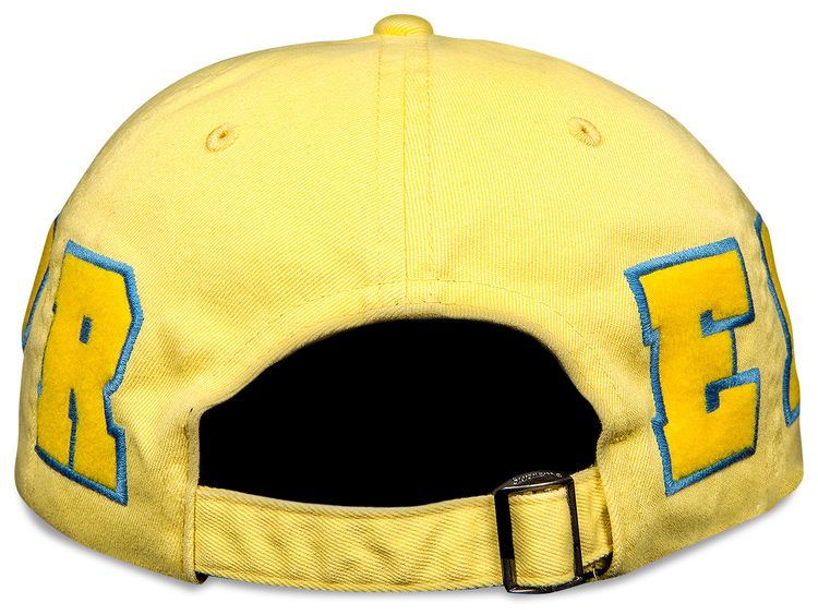 Supreme Spellout 6 Panel Light Yellow