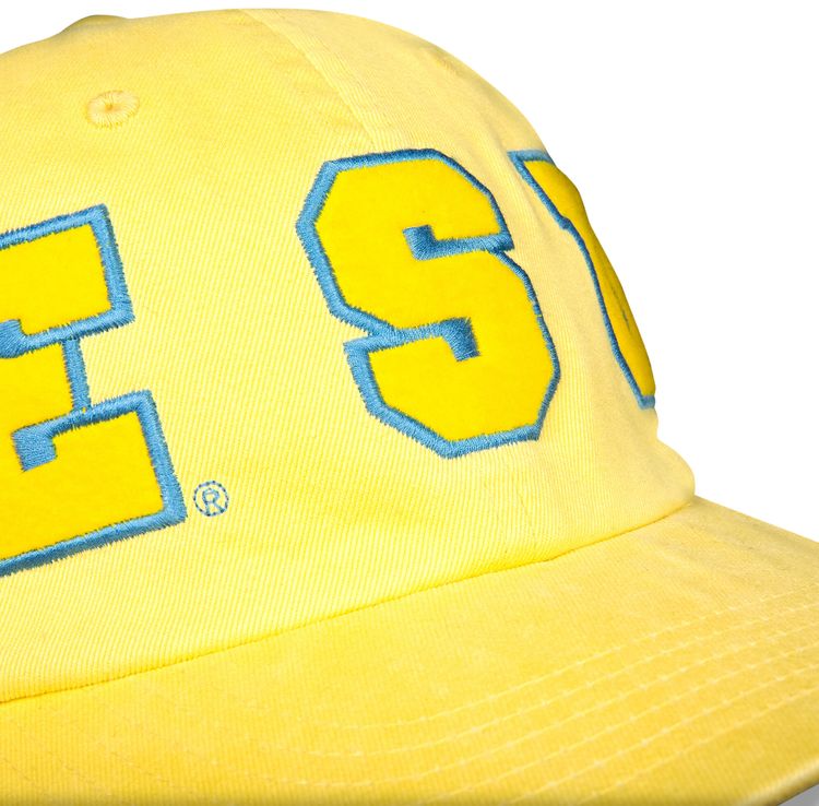 Supreme Spellout 6 Panel Light Yellow