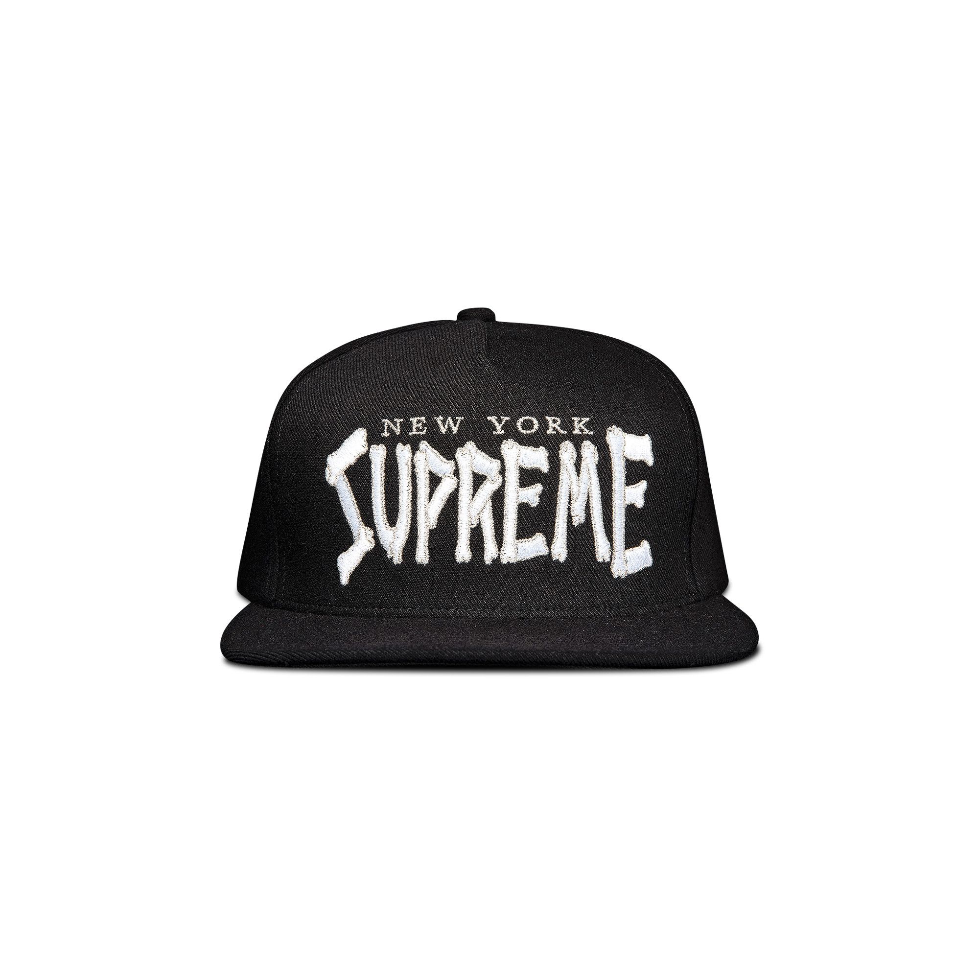Buy Supreme Bones Logo 5 Panel Black SS21H64 BLACK GOAT