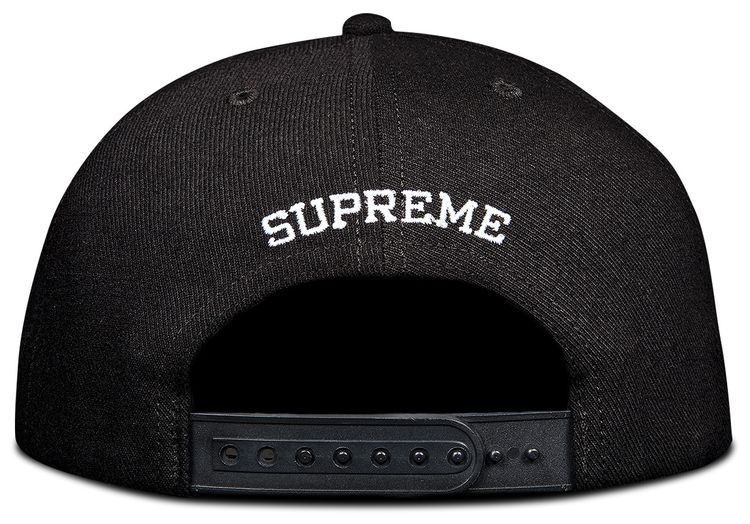 Supreme Bones Logo 5 Panel Black