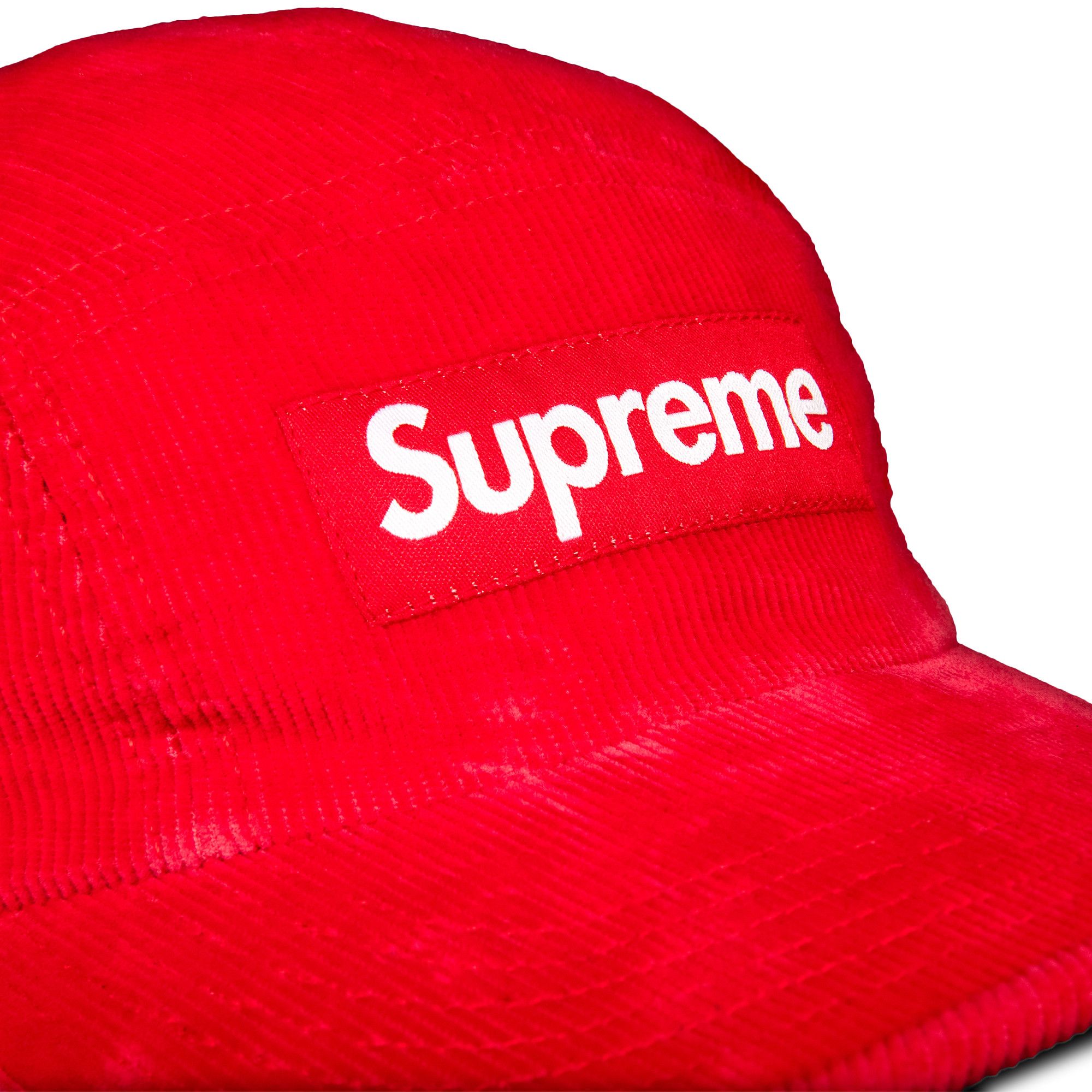 Buy Supreme Fine Wale Corduroy Camp Cap 'Red' - SS21H62 RED