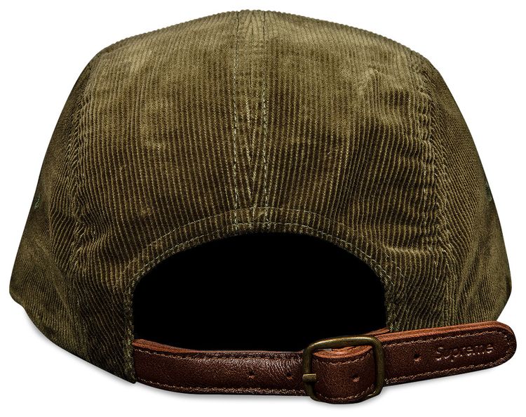 Supreme Fine Wale Corduroy Camp Cap Olive
