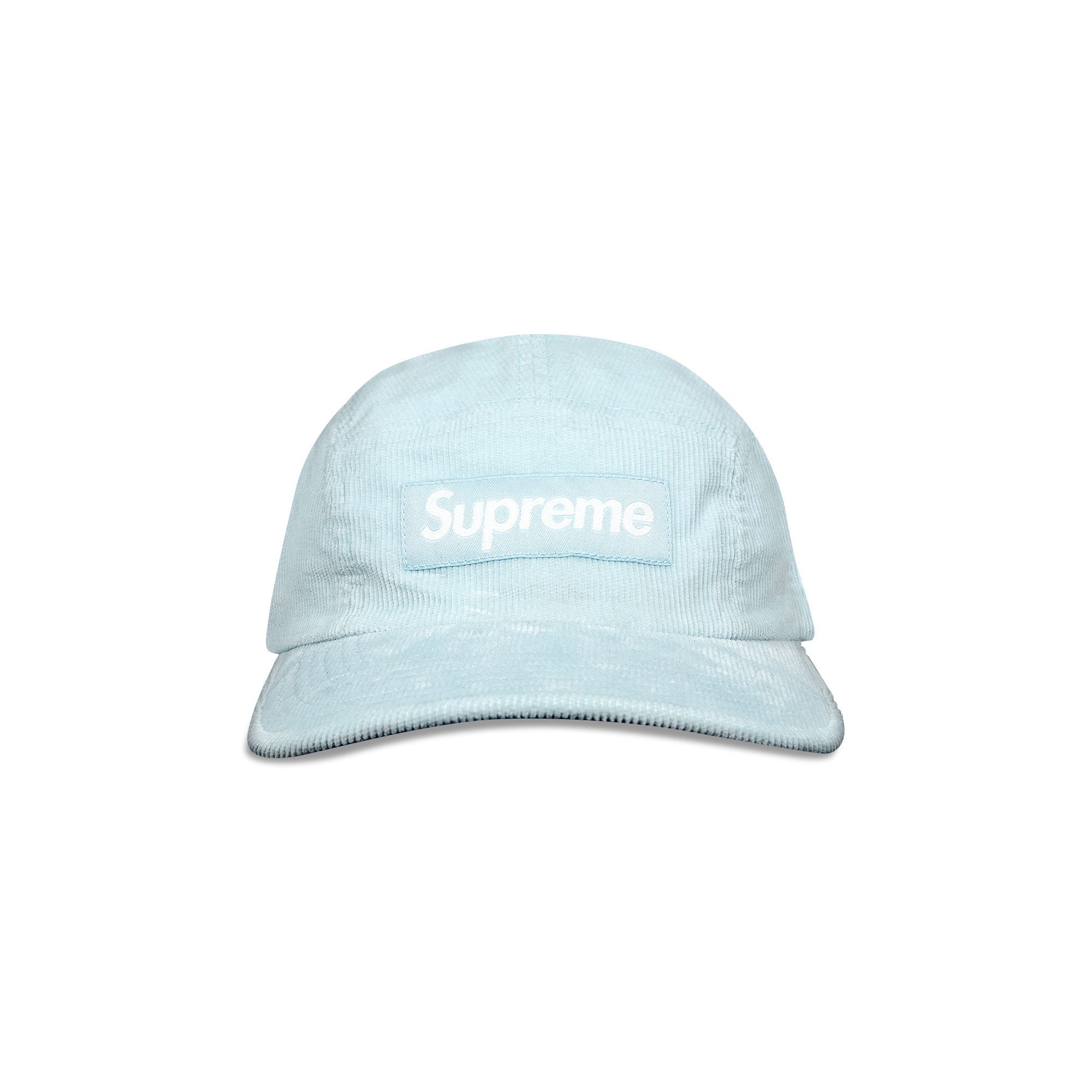 Supreme Fine Wale Corduroy Camp Cap Light Blue