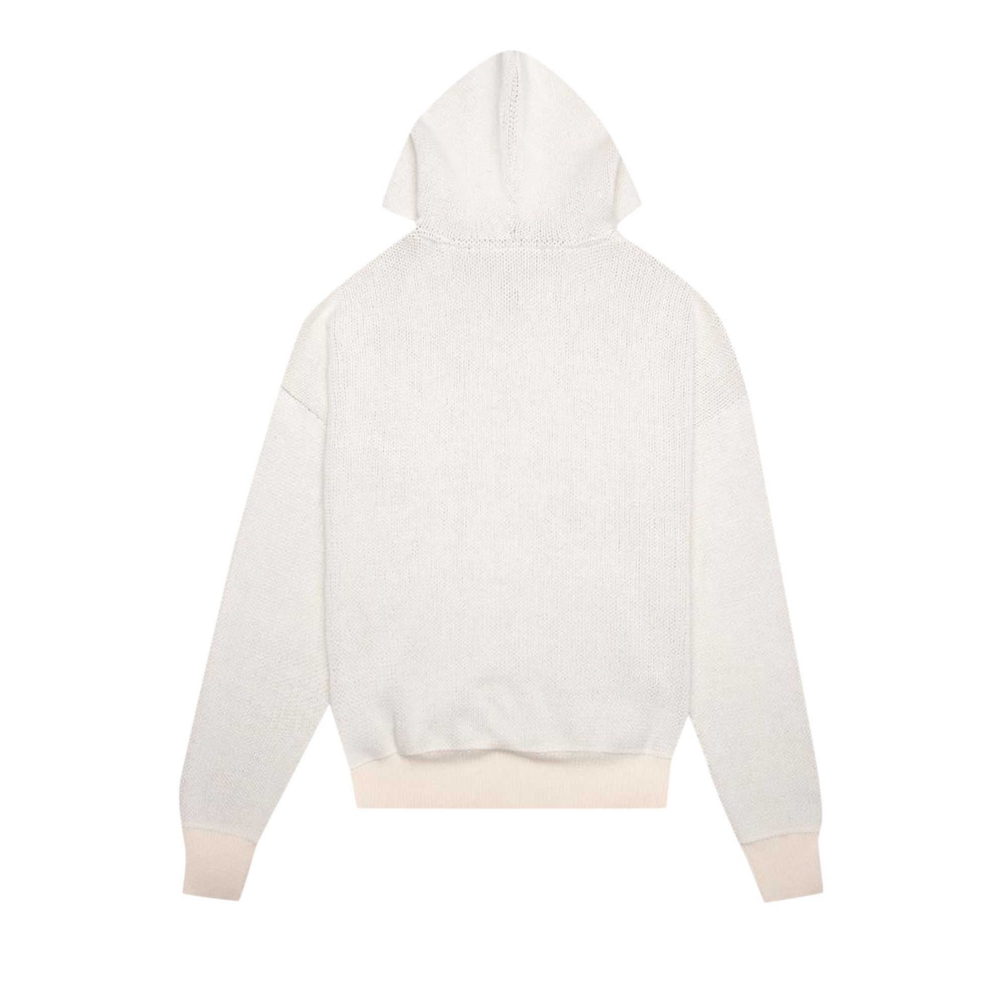 Essentials knit hoodie cream shop