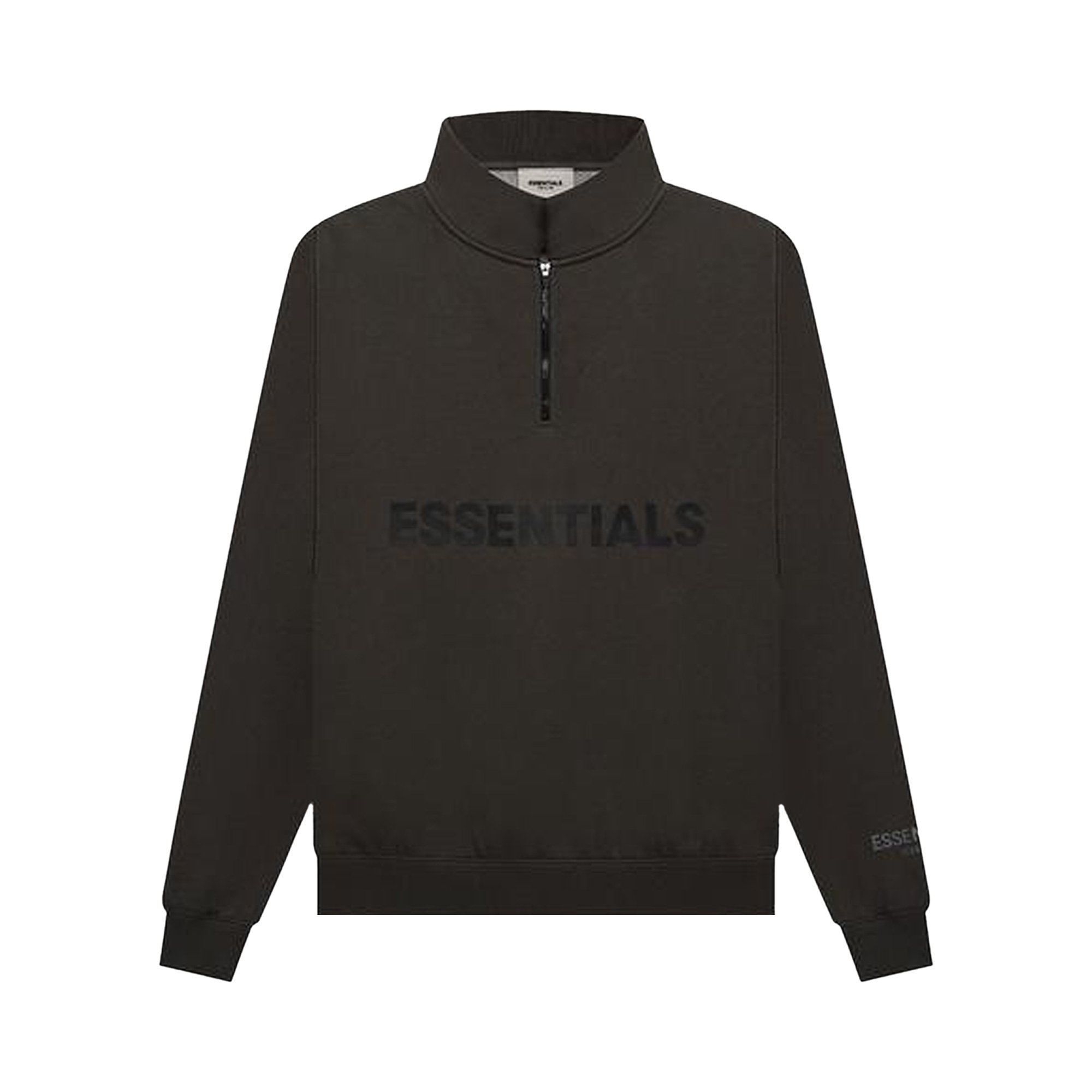 Fear of God Essentials Half Zip Pullover Sweater 'Black'