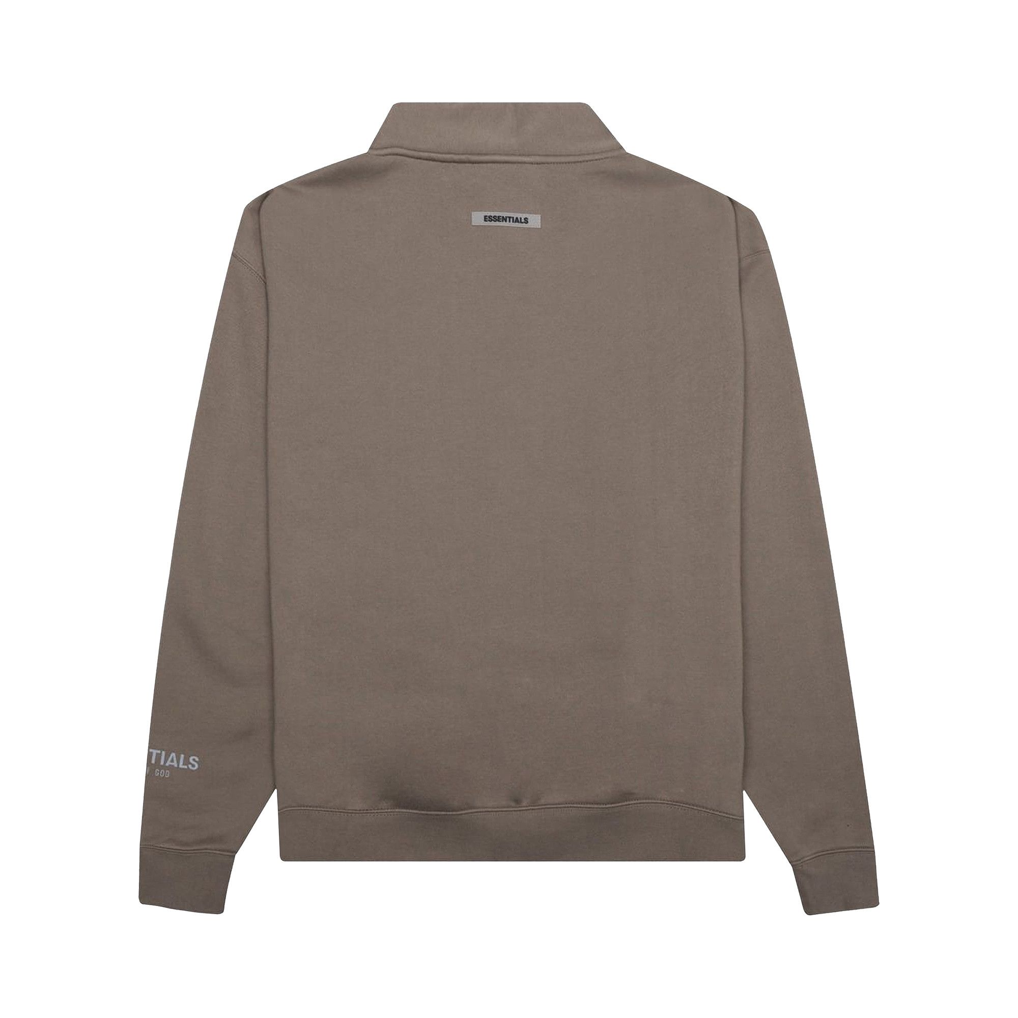 Fear of God Essentials SS21 Mockneck Half Zip 'Taupe' FOG