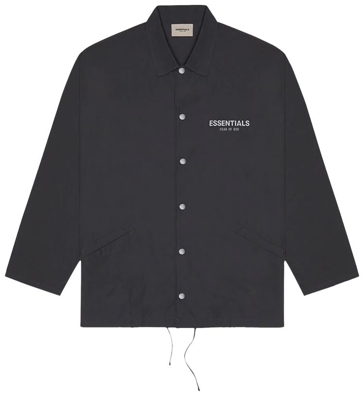 Fear of God Essentials Coach Jacket Black