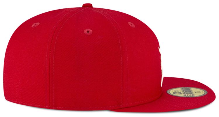 Fear of God Essentials x New Era Fitted Cap RedWhite