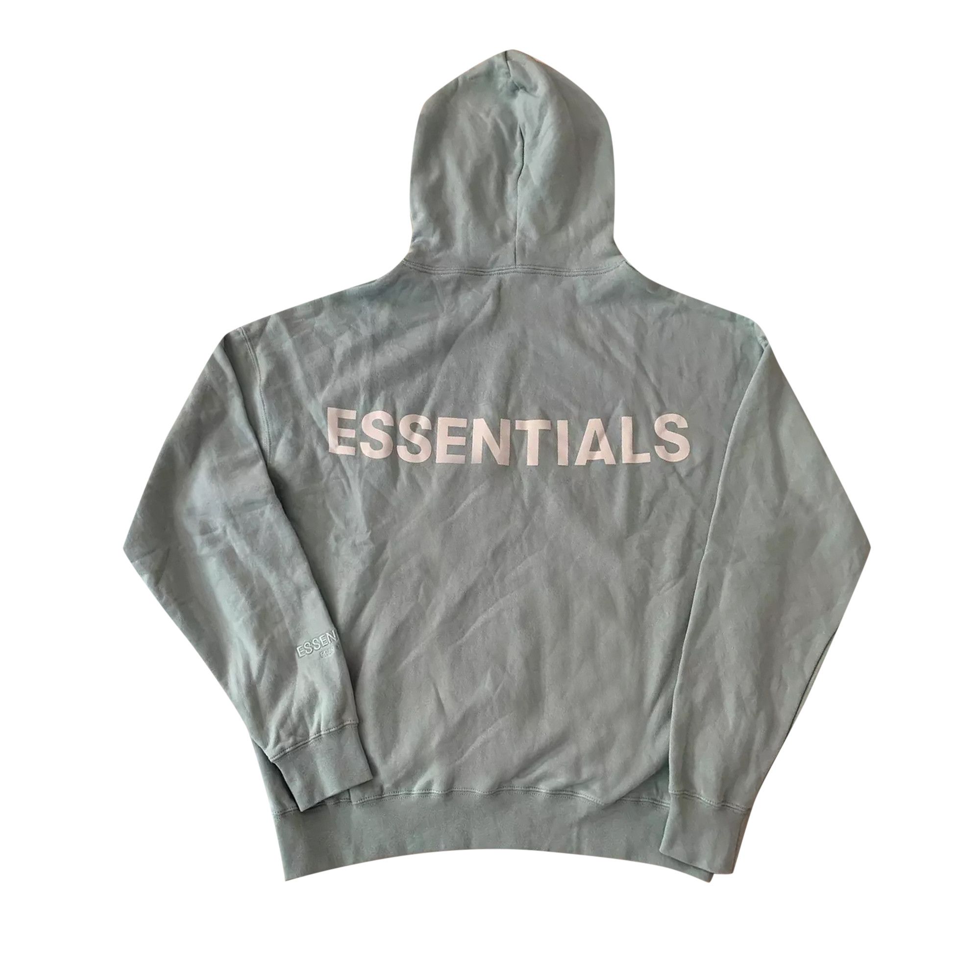 Buy Fear of God Essentials Pullover Hoodie 'Blue' - 0192 25050