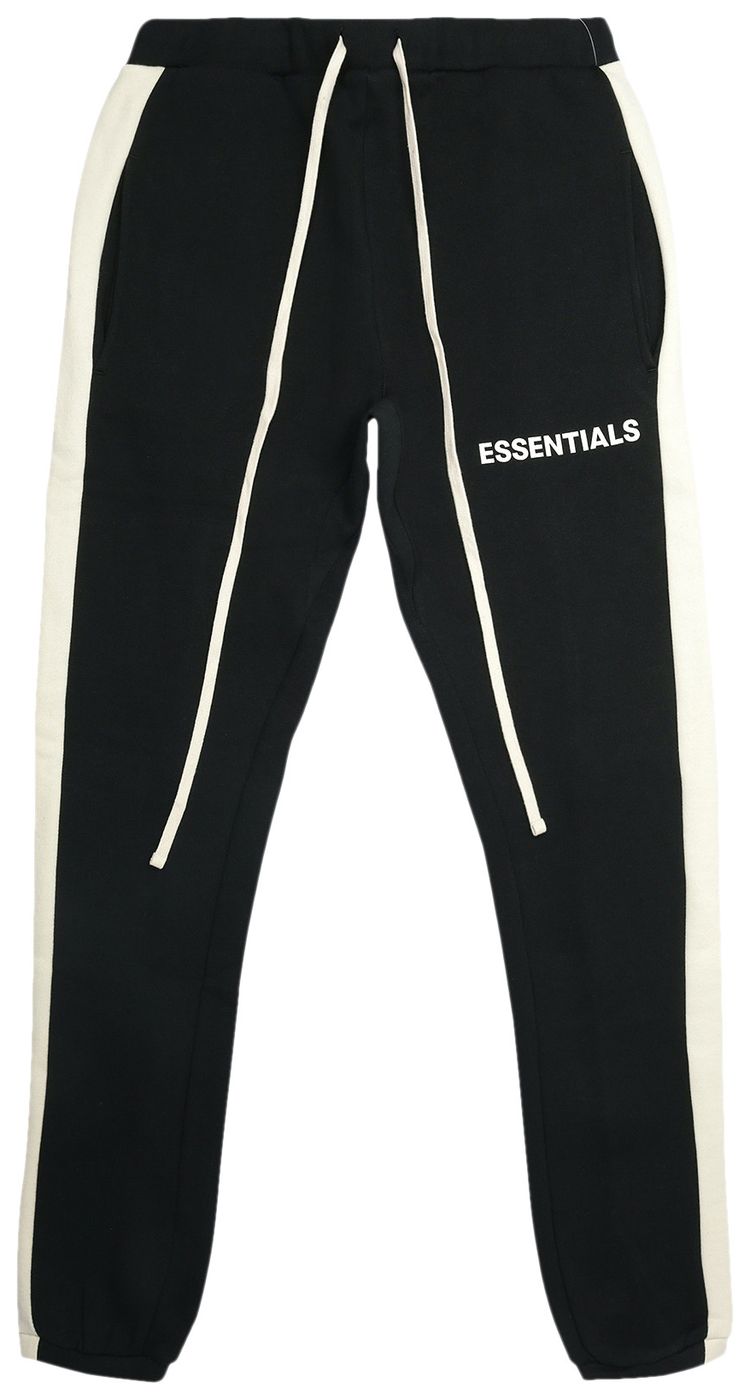 Fear of God Essentials Side Stripe Sweatpants Black