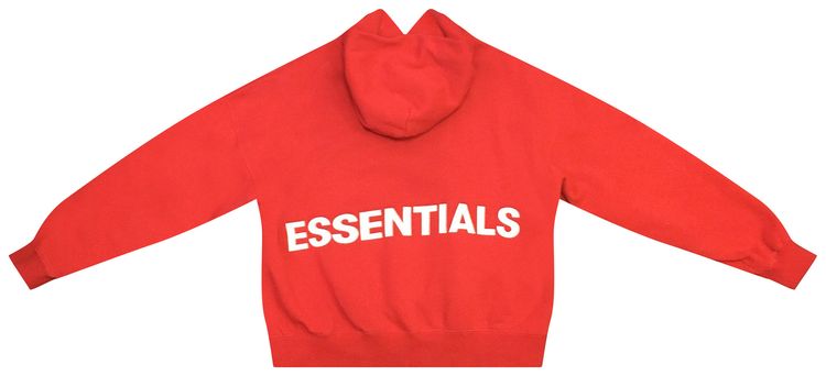 Fear of God Essentials Pullover Hoodie Red