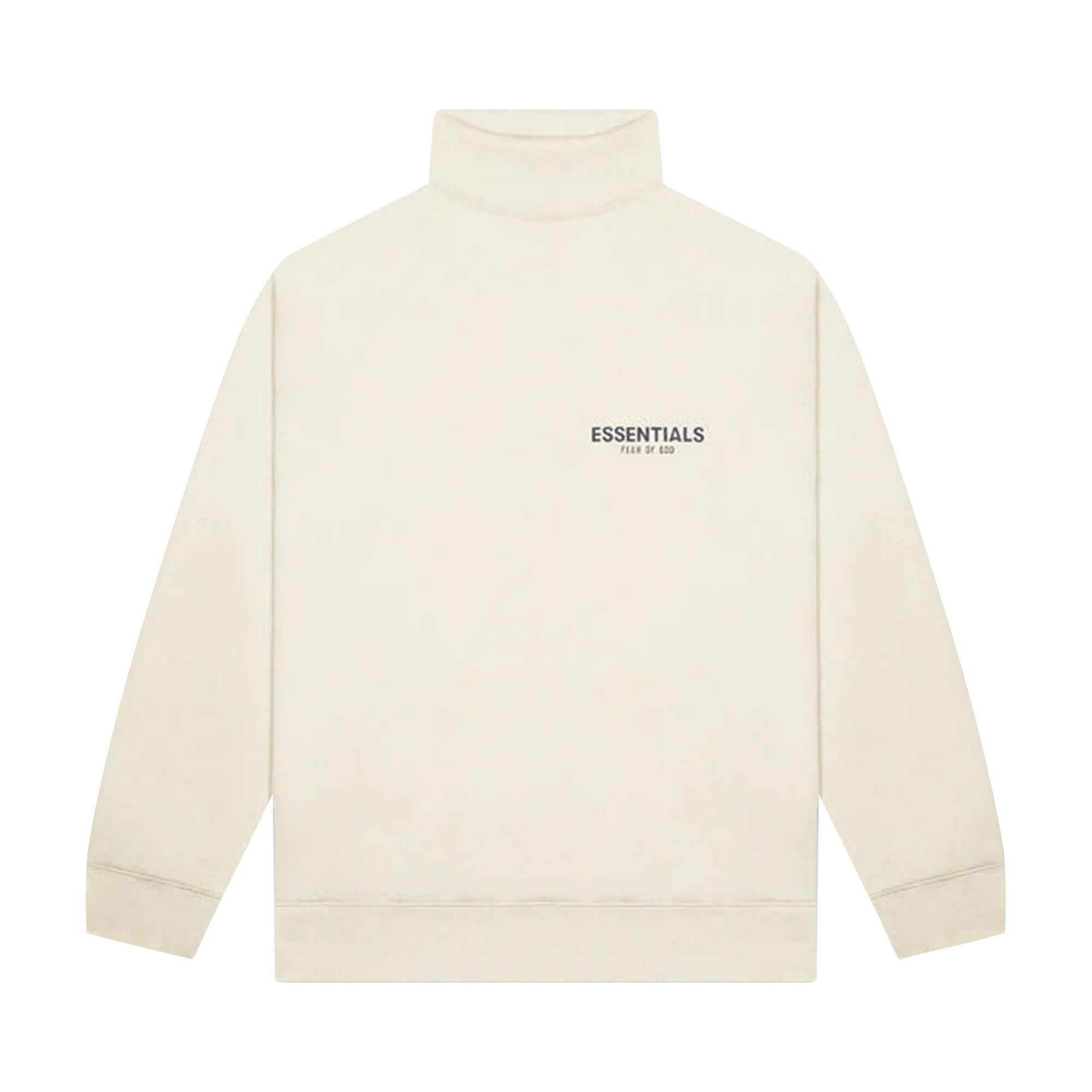 Achetez des Fear of God Essentials Mock Neck Sweatshirt Cream 0192 25050 0277 569 GOAT FR