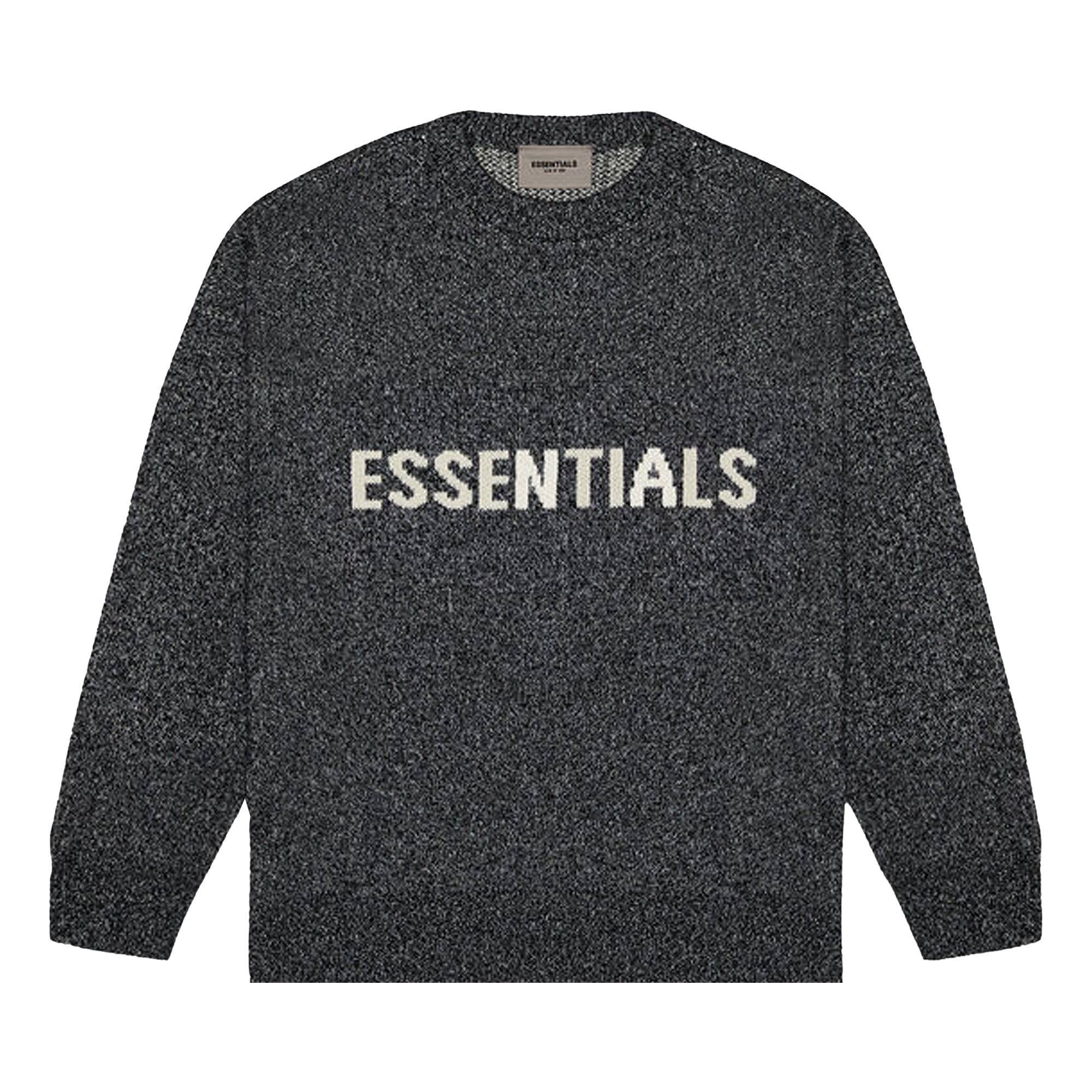 Size xl Fear of God Essentials Knit Sweater Black
