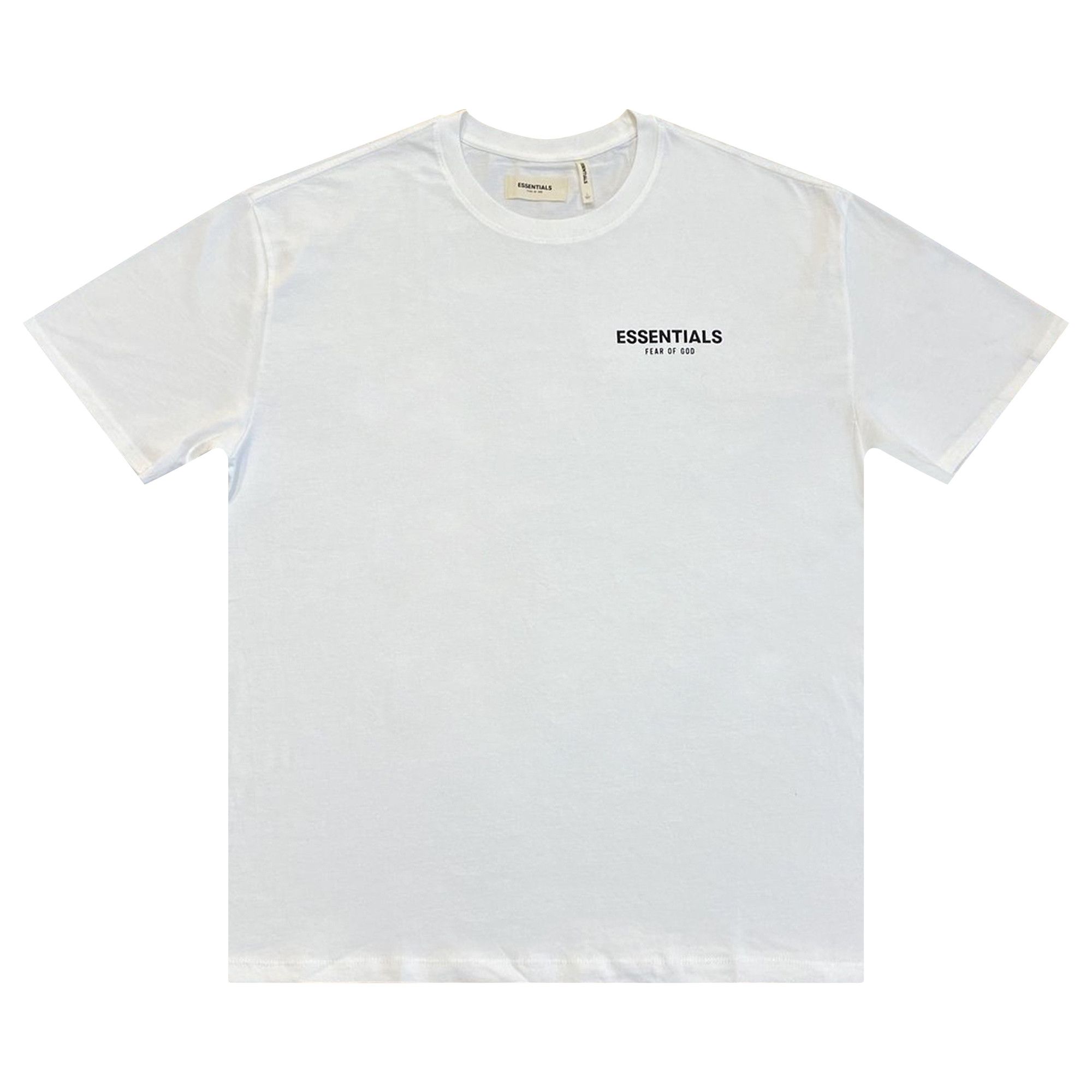 Fear of God Essentials Boxy Graphic T-shirt Black Men's