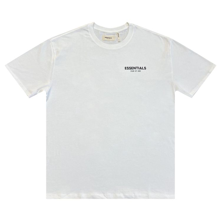 Fear of God Essentials Boxy Logo T Shirt White