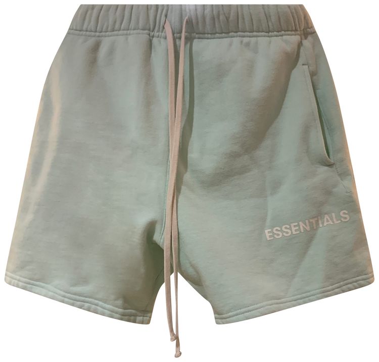 Fear of God Essentials Graphic Sweat Shorts Mint
