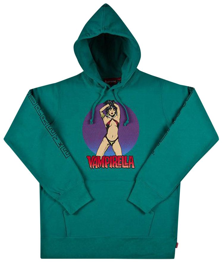 Supreme Vampirella Hooded Sweatshirt Aqua