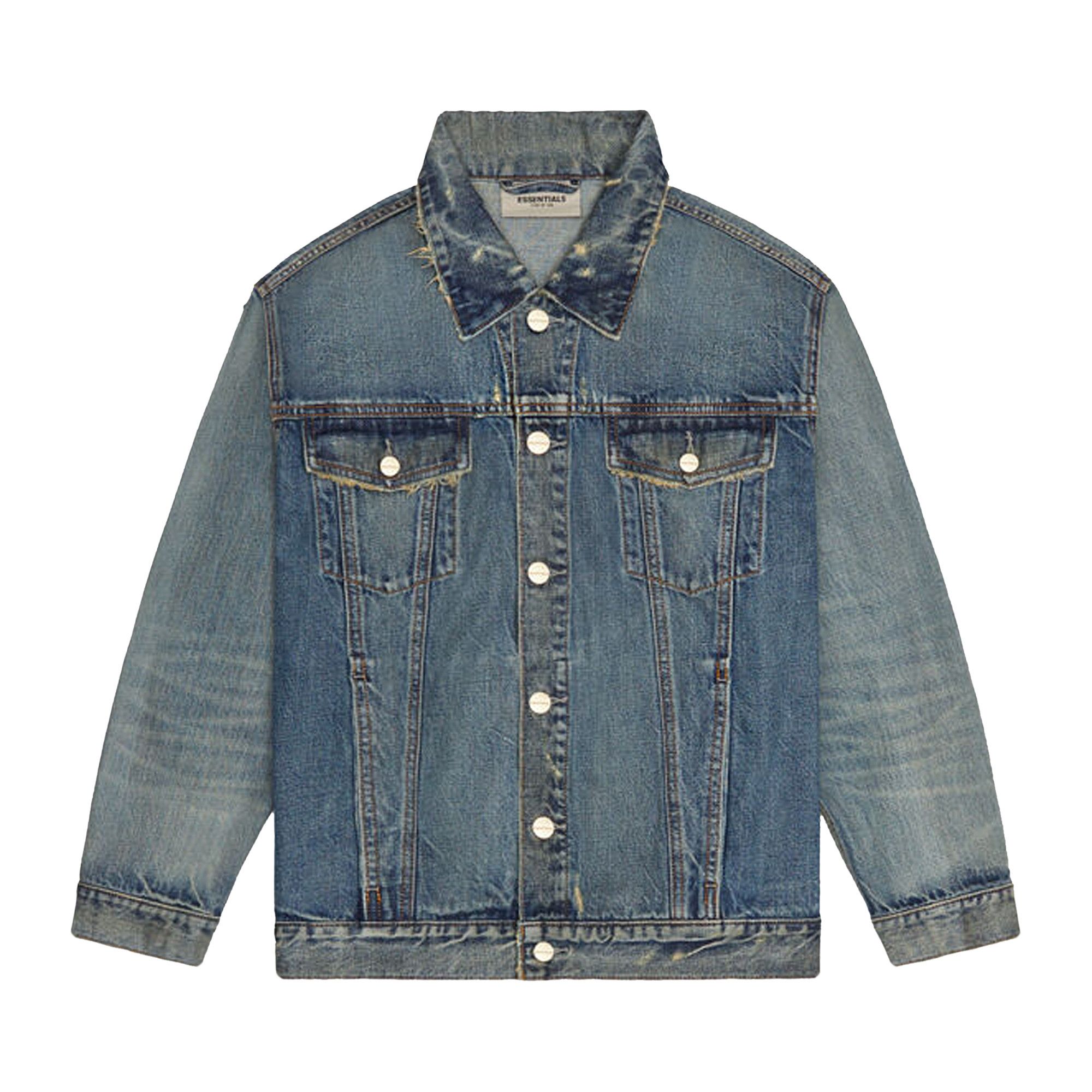 Fear of god hooded denim jacket top