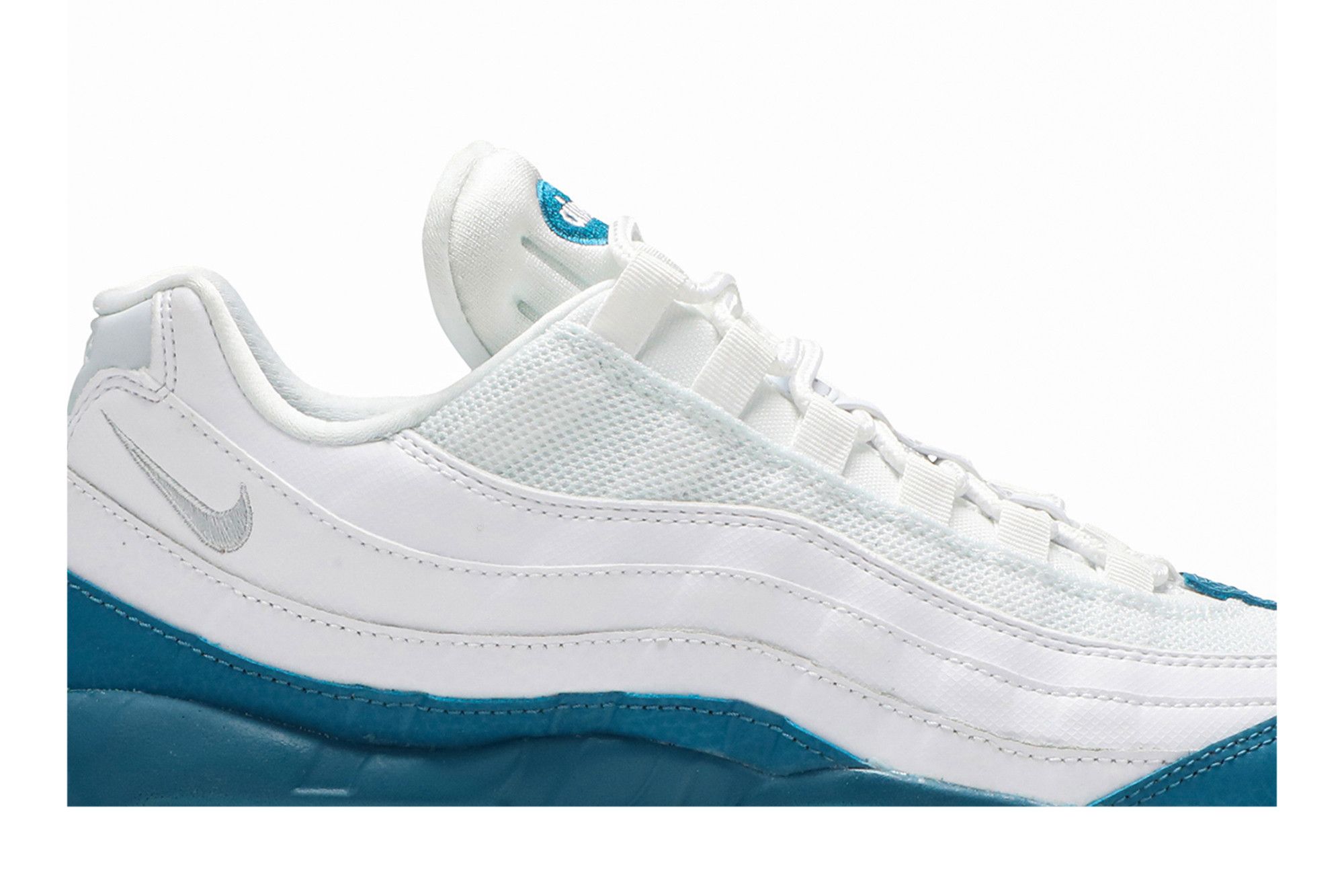 Nike air max 95 white and green hotsell