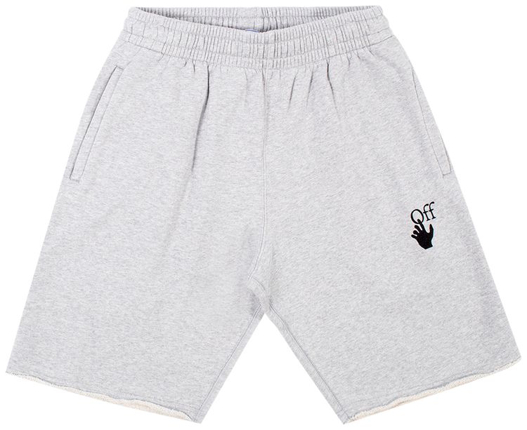Off White Marker Sweatshorts Melange GreyRed