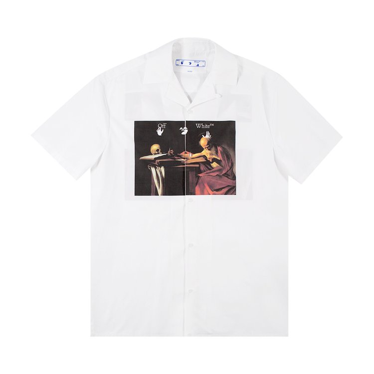 Off-White Caravaggio Bowling Shirt 'White/Red'