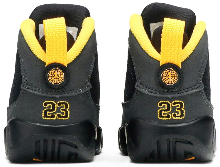 Air Jordan 9 Retro TD Dark Charcoal University Gold