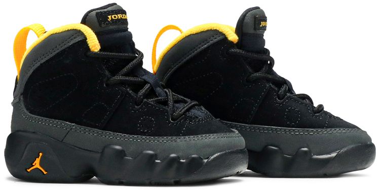 Air Jordan 9 Retro TD Dark Charcoal University Gold