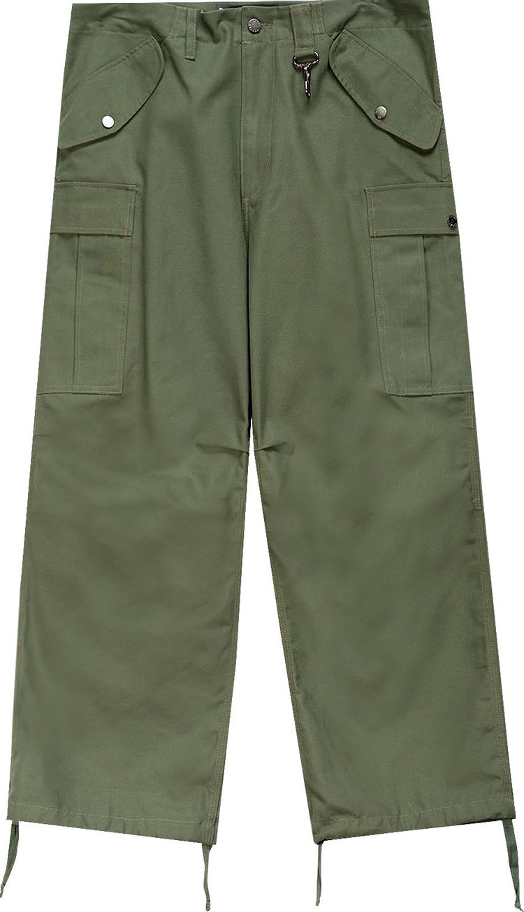 Reese Cooper Canvas Cargo Pants 'Sage'