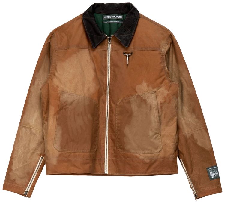 Reese Cooper Biker Jacket 'Tan'