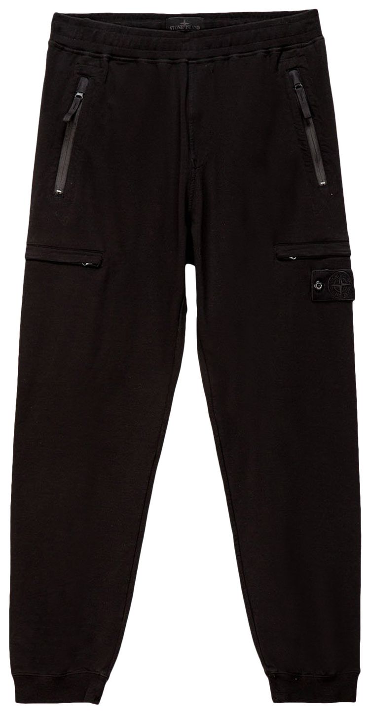 Stone Island Cargo Pants Black