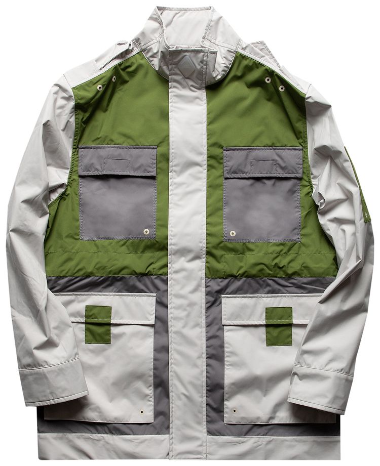 A Cold Wall Woven Rhombus M65 Jacket Bone