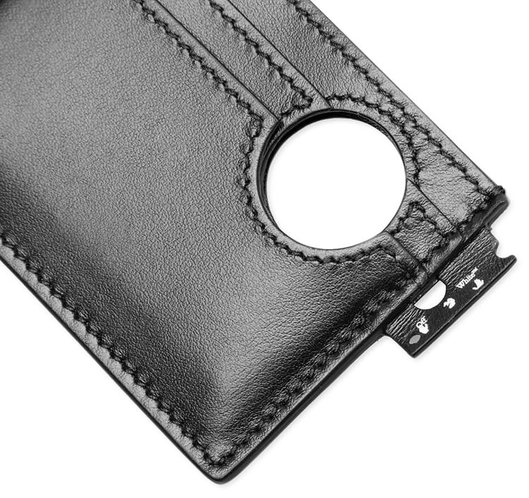 Off White Meteor Cardholder Black