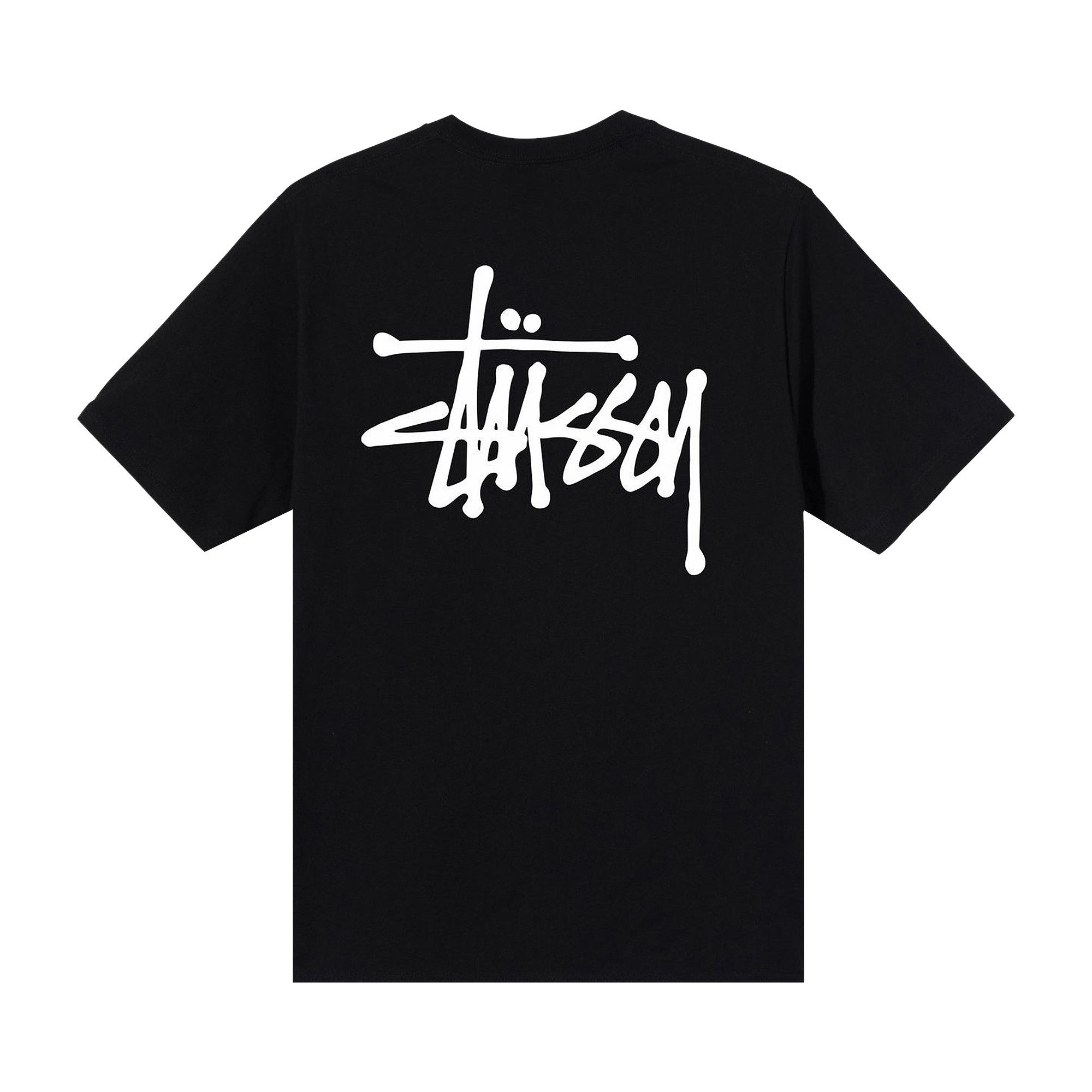 Buy Stussy Basic Tee 'Black' - 1904649 BLAC | GOAT