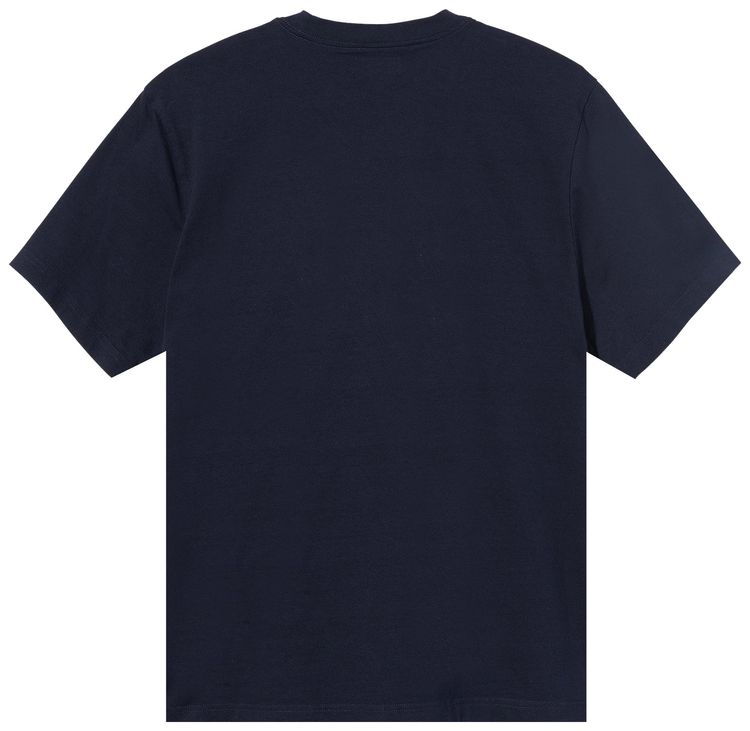 Stussy Stock Logo Short Sleeve Crew Navy