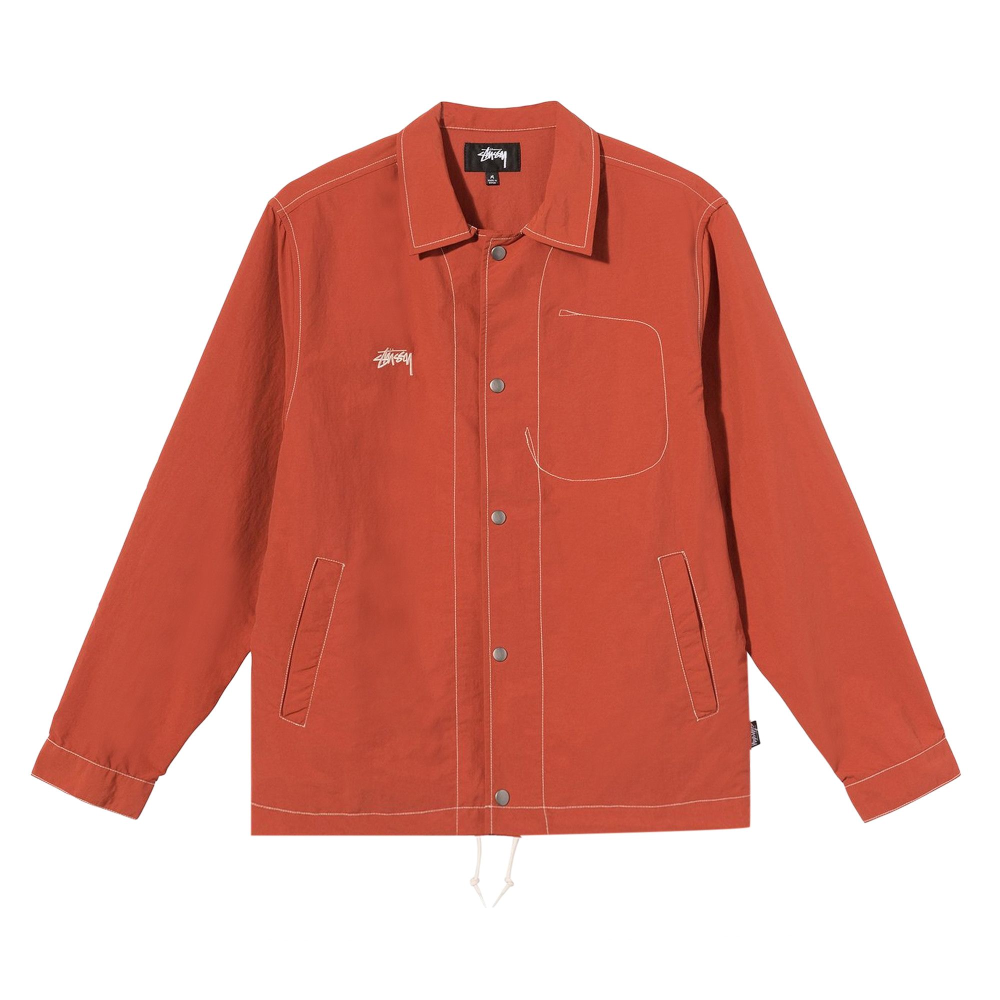 [希少]Stussy folsom coach jacket M Buy Stussy Folsom Coach Jacket 'Burnt Red' - 115555 BURN | GOAT