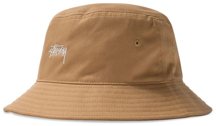 Stussy Stock Bucket Hat Khaki