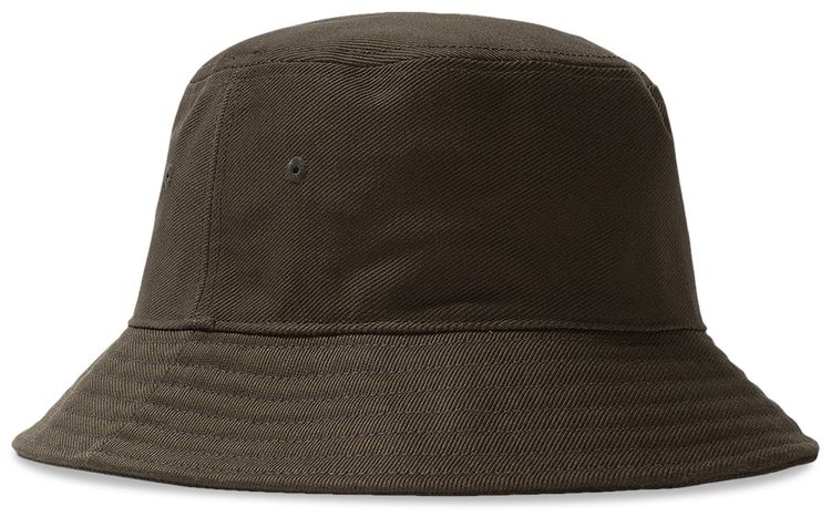 Stussy Big Logo Twill Bucket Hat Olive