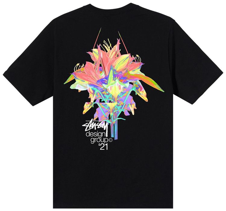 Stussy Design Group 21 Tee Black