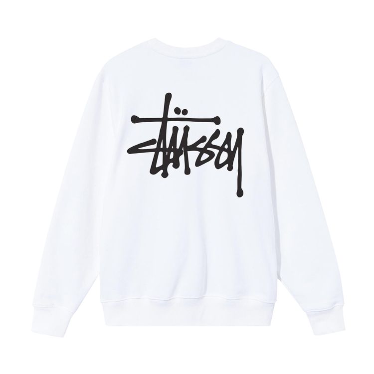 Stussy Basic Crew White