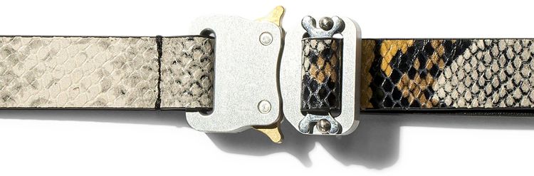 1017 ALYX 9SM Medium Rollercoaster Belt GreyTanBrown