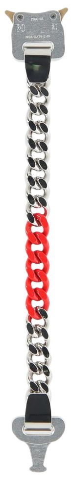 1017 ALYX 9SM Links Buckle Bracelet SilverRed