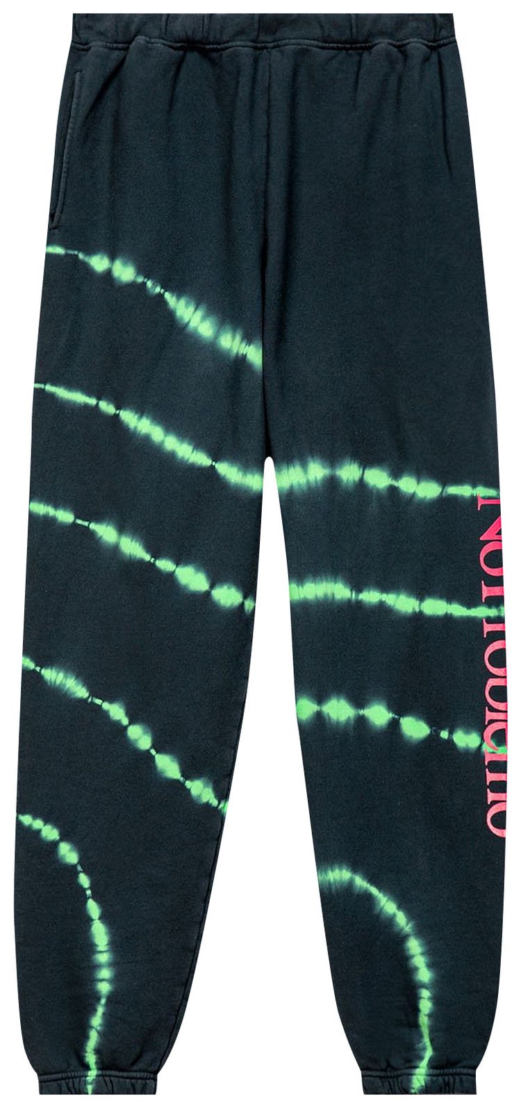 Aries No Problemo Sweatpants Green Tie Dye