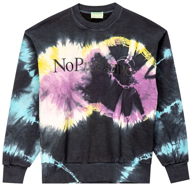 Aries No Problemo Sweatshirt Tie Dye