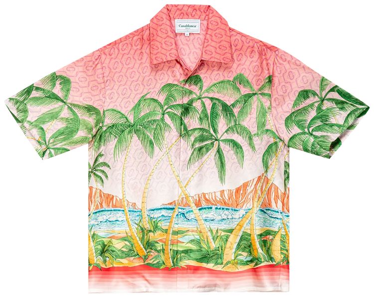 Casablanca Rose A Maui Silk Shirt Multicolor