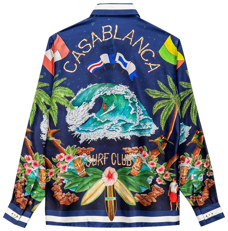 Casablanca Surf Club Midnight Shirt Multicolor