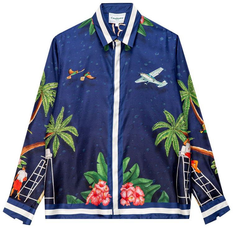 Casablanca Surf Club Midnight Shirt Multicolor