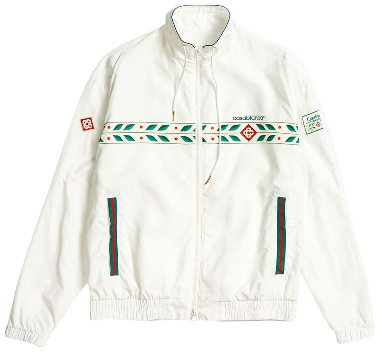 Casablanca Sport Tracksuit Top White