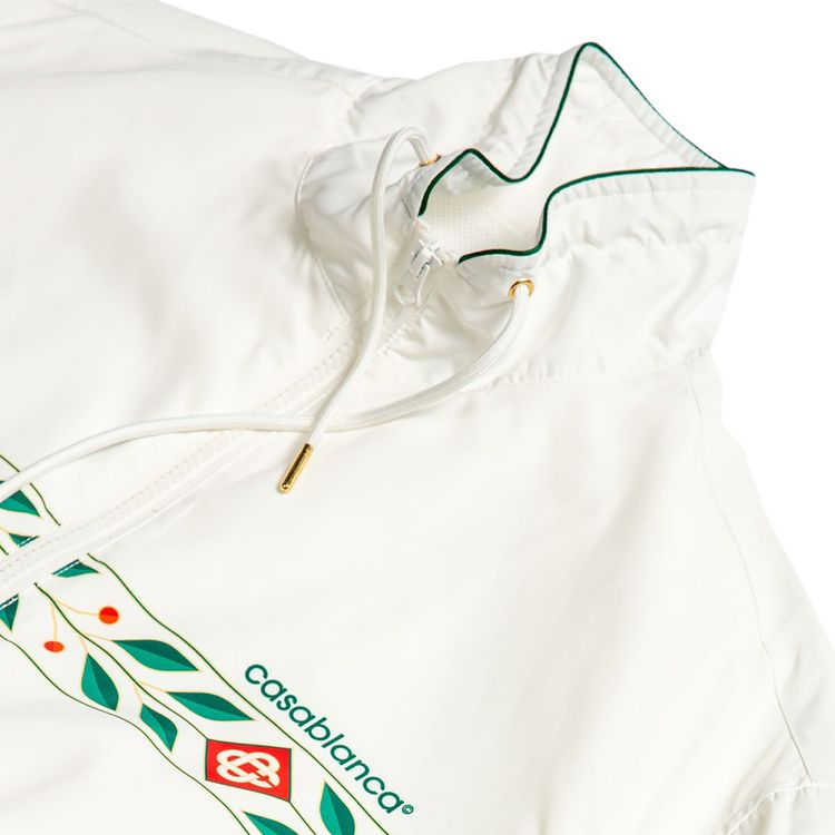 Casablanca Sport Tracksuit Top White