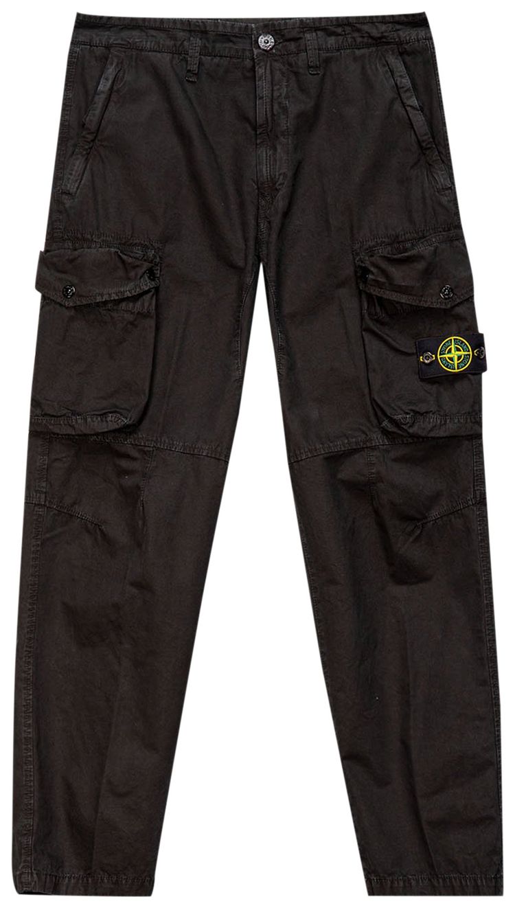 Stone Island Cargo Pants Black