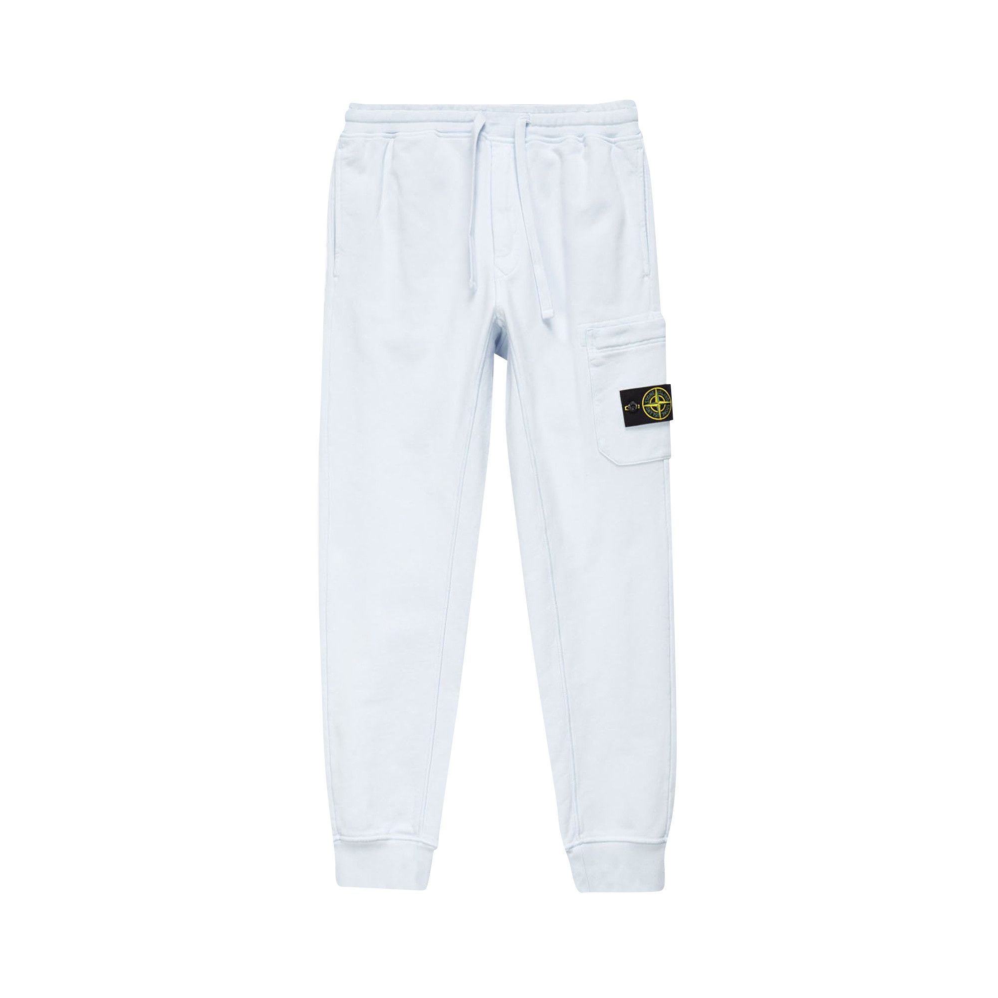Stone island white joggers online